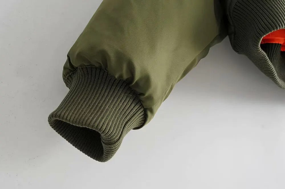 Blouson Bomber avec Poches Utilitaires