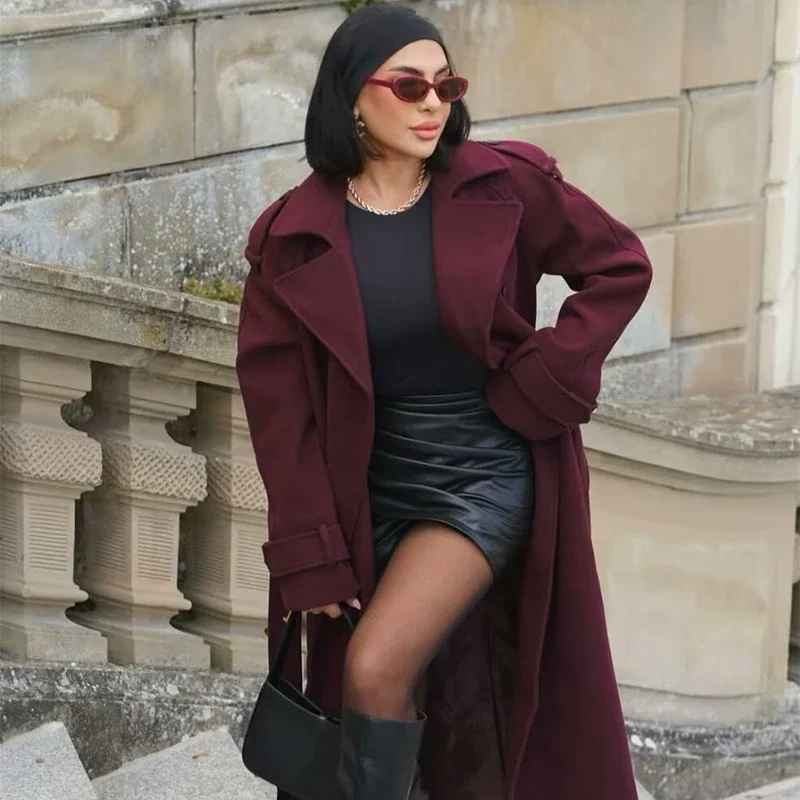 Manteau Long "Élégance Royale" – Collection Hiver