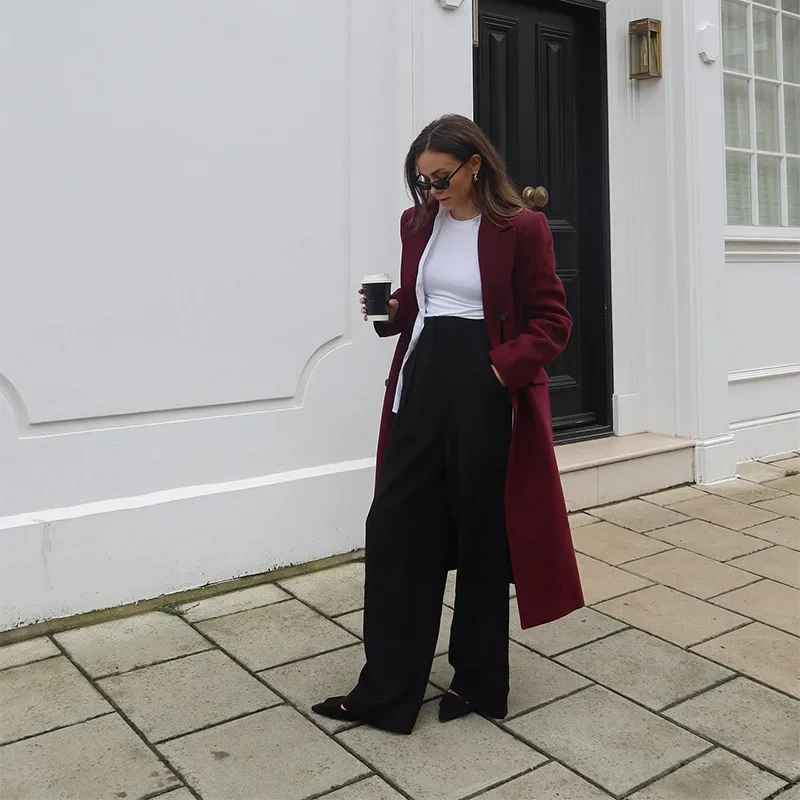 Manteau Long "Élégance Royale" – Collection Hiver