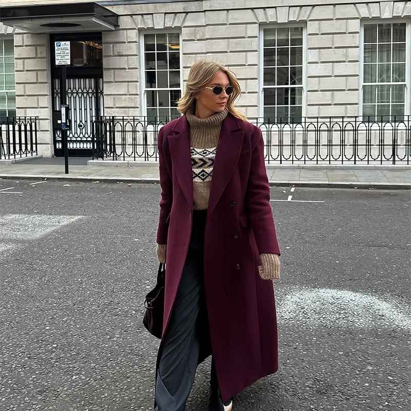 Manteau Long "Élégance Royale" – Collection Hiver