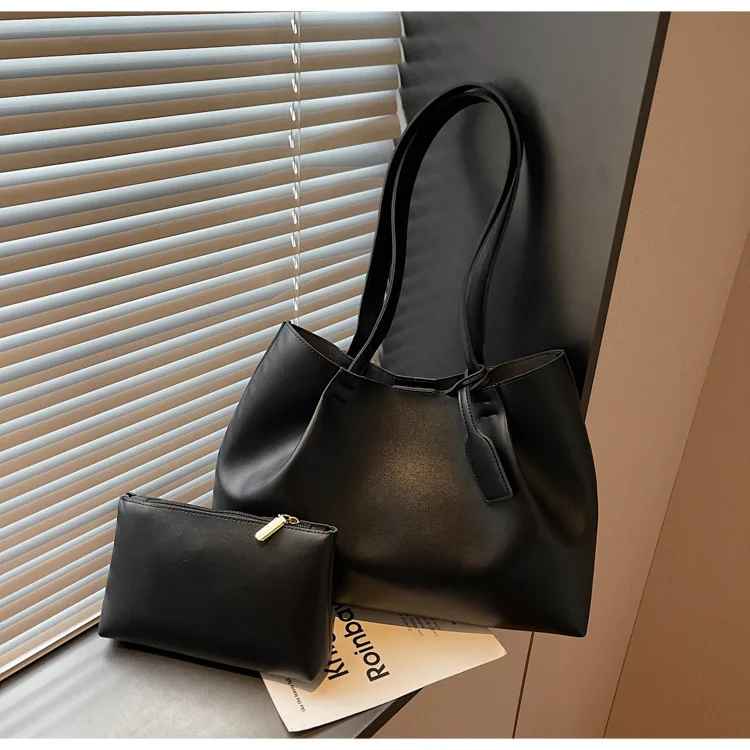 Retro Large Capacity Tote Bag Women's 2025