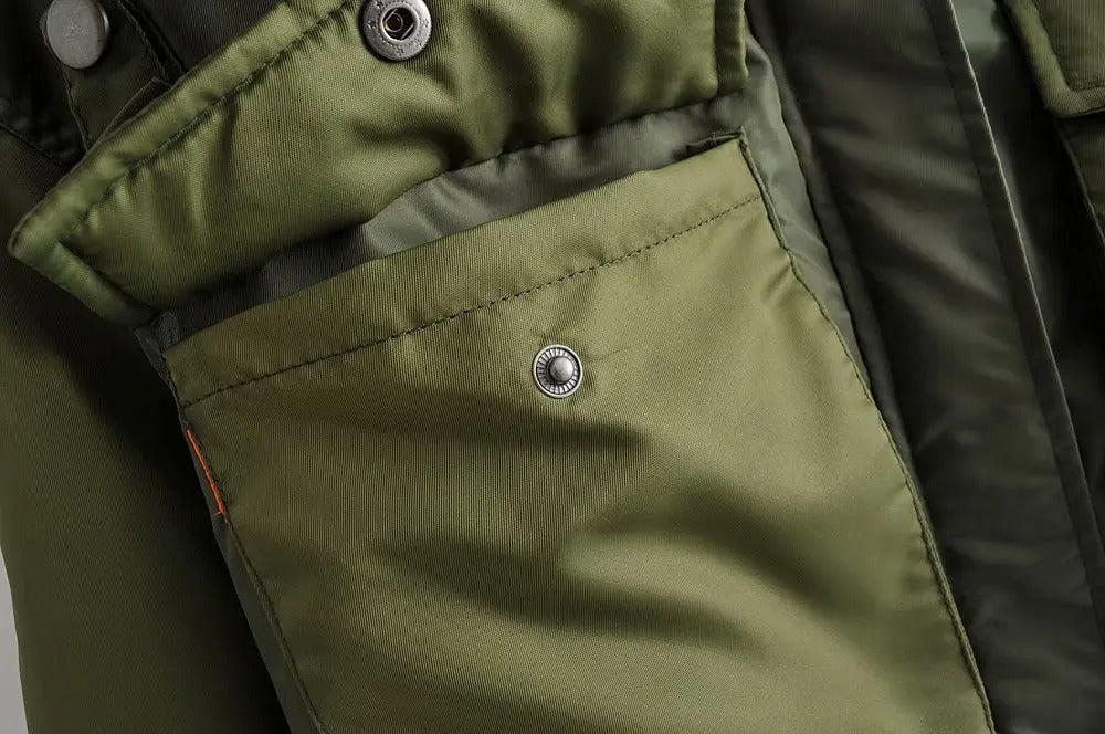 Blouson Bomber avec Poches Utilitaires